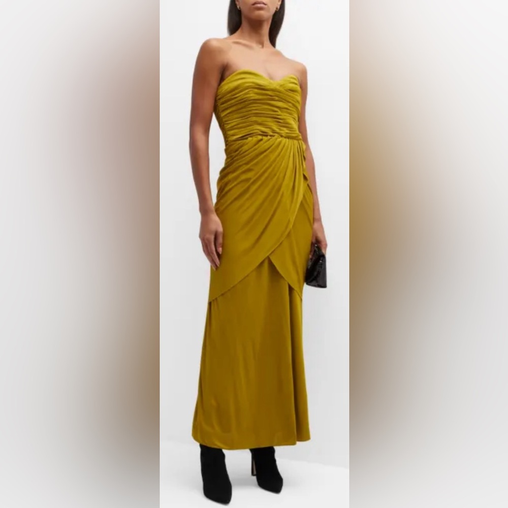 Proenza Schouler Pleated Jersey Bustier Dress Sz 4 NWT